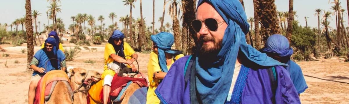 Camel Trek Palmeraie — adventure in palmeraie, Marrakech