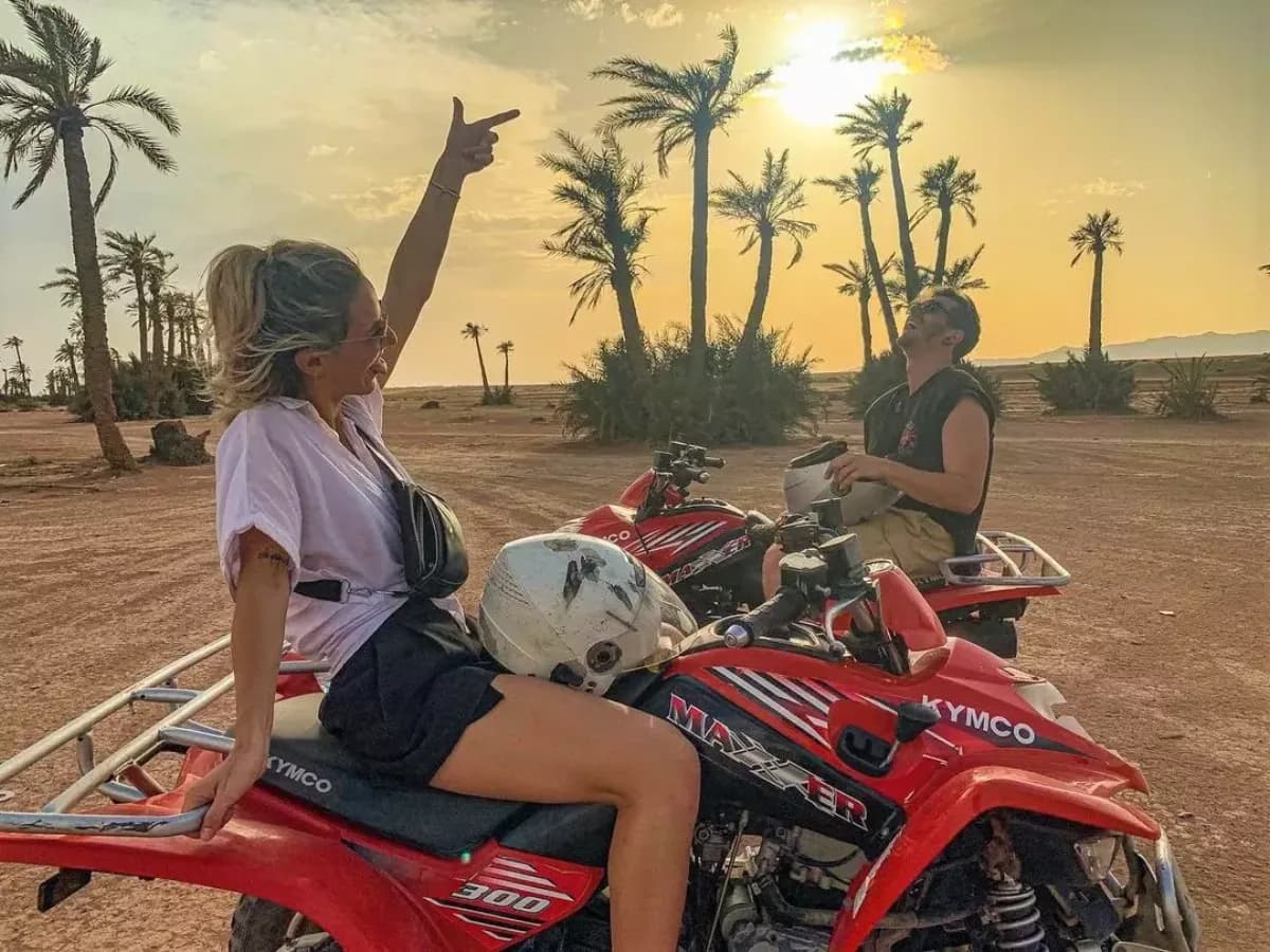 Quad Biking Palmeraie — adventure in palmeraie, Marrakech