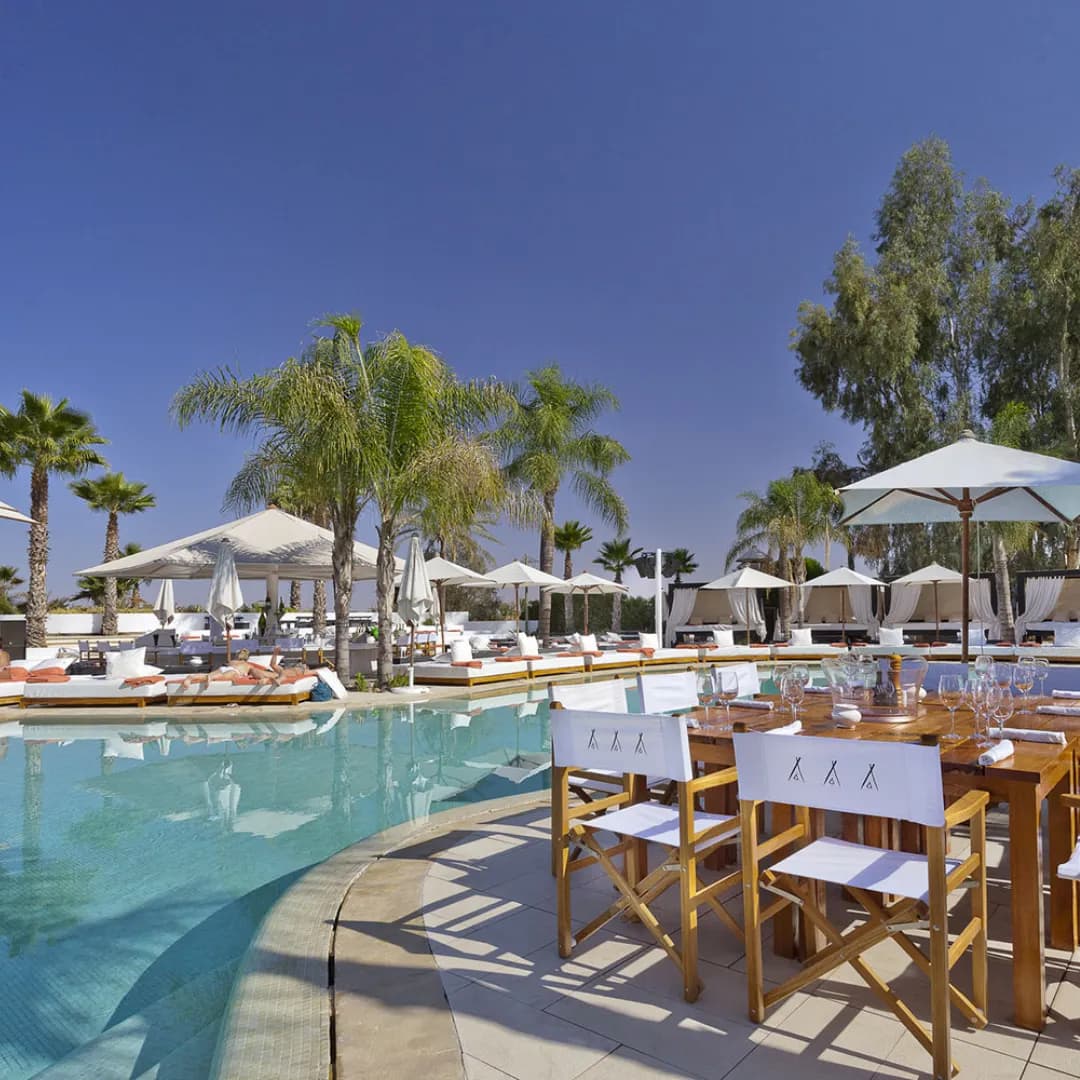 Nikki Beach Marrakech — pool in palmeraie, Marrakech