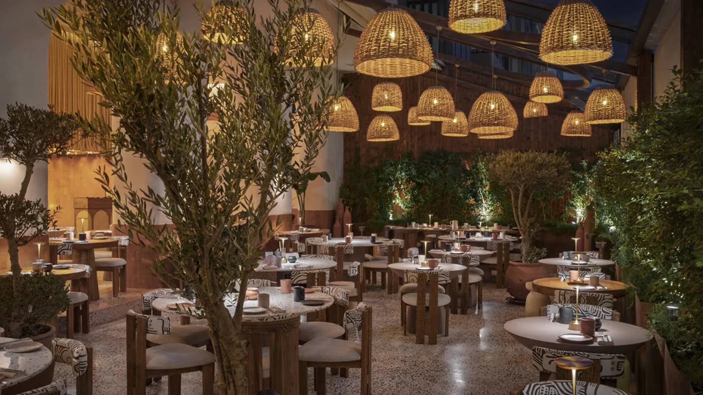 Café Arabe — rooftop in medina, Marrakech